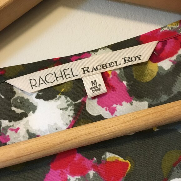 RACHEL Rachel Roy Spring Pintuck Floral Tunic Dress - Picture 11 of 16